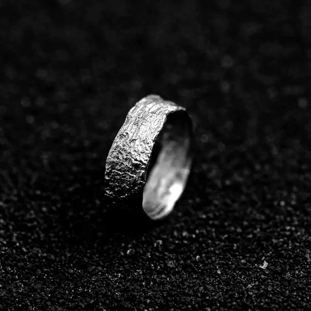 Bague écorce fine