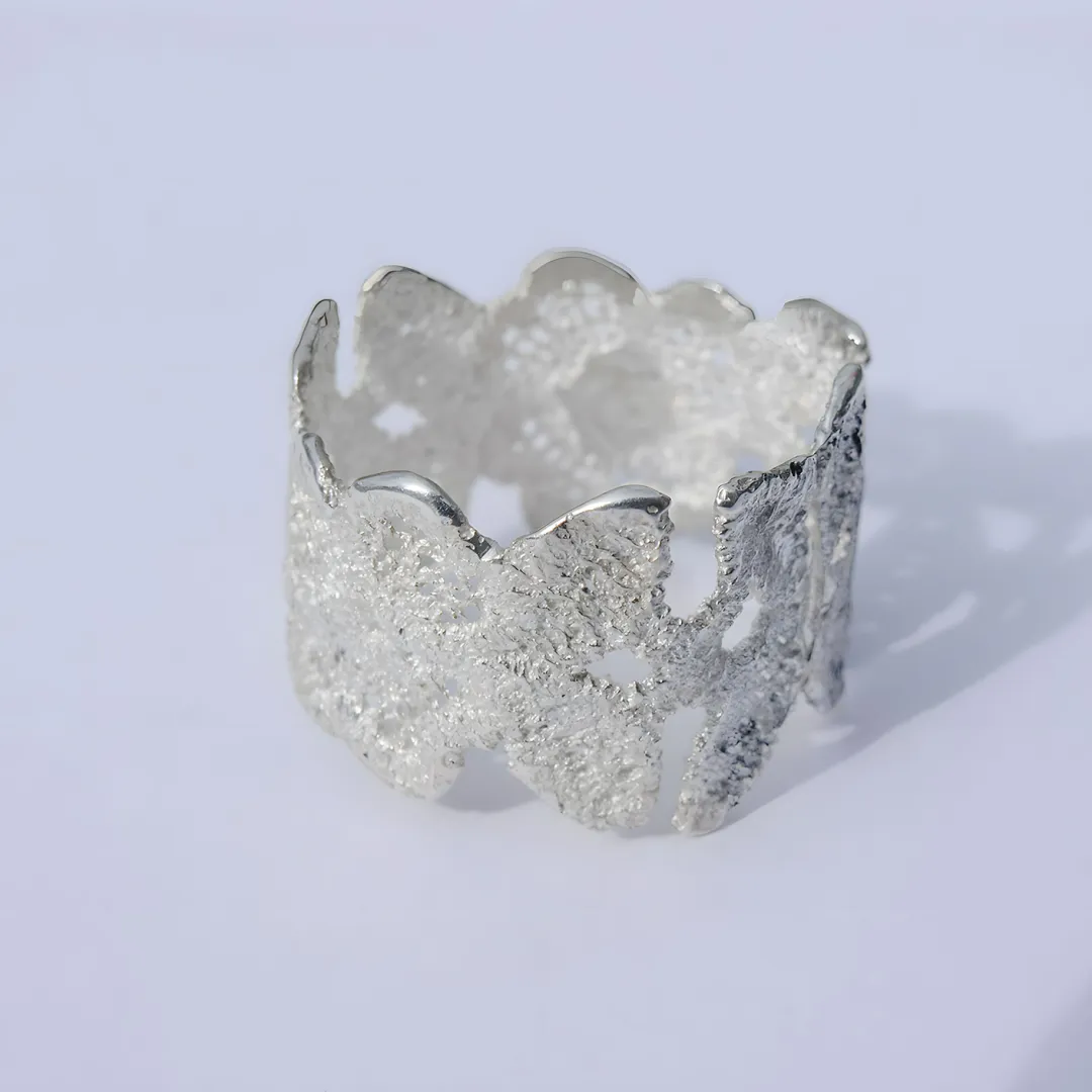 Bague dentelle