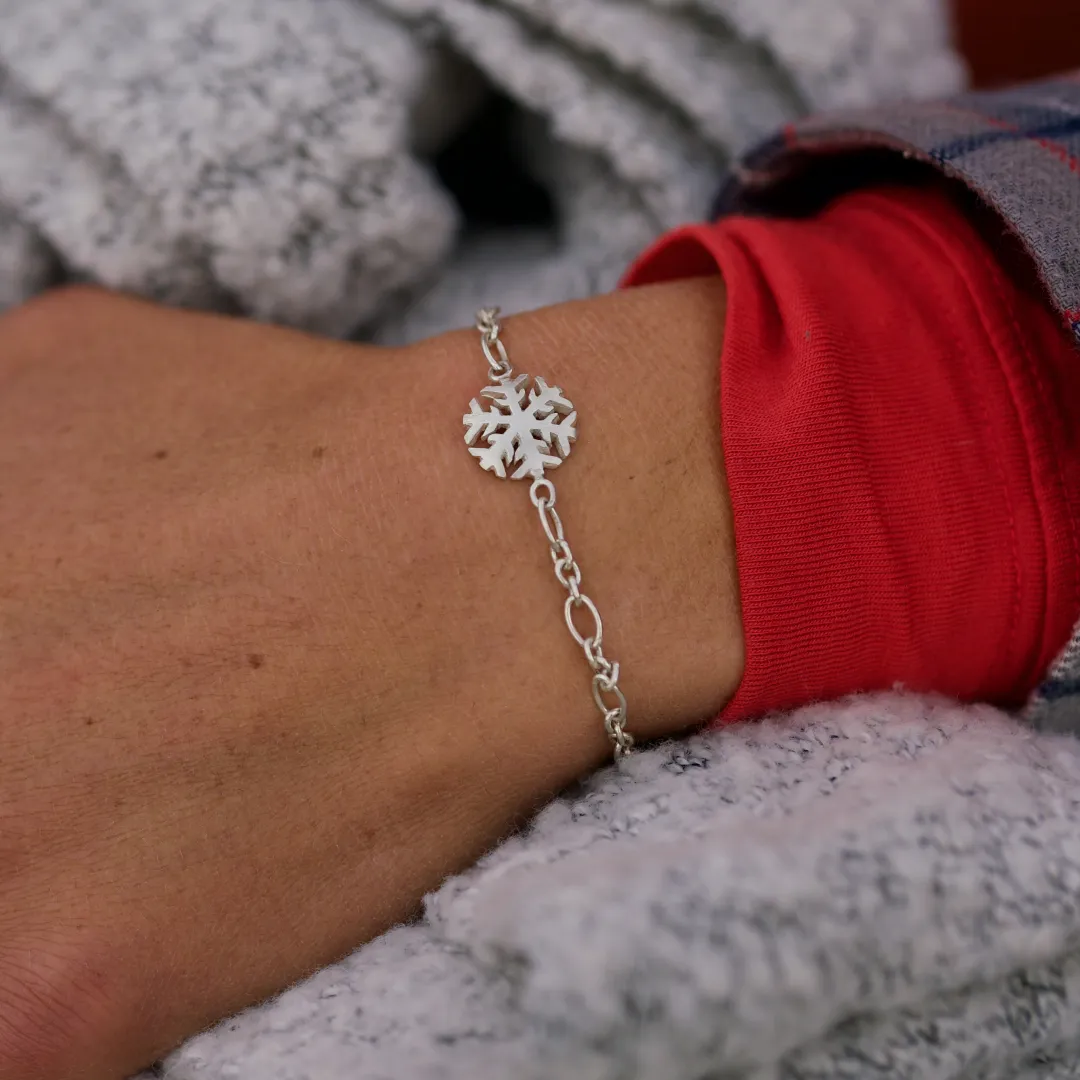 Bracelet flocon de neige