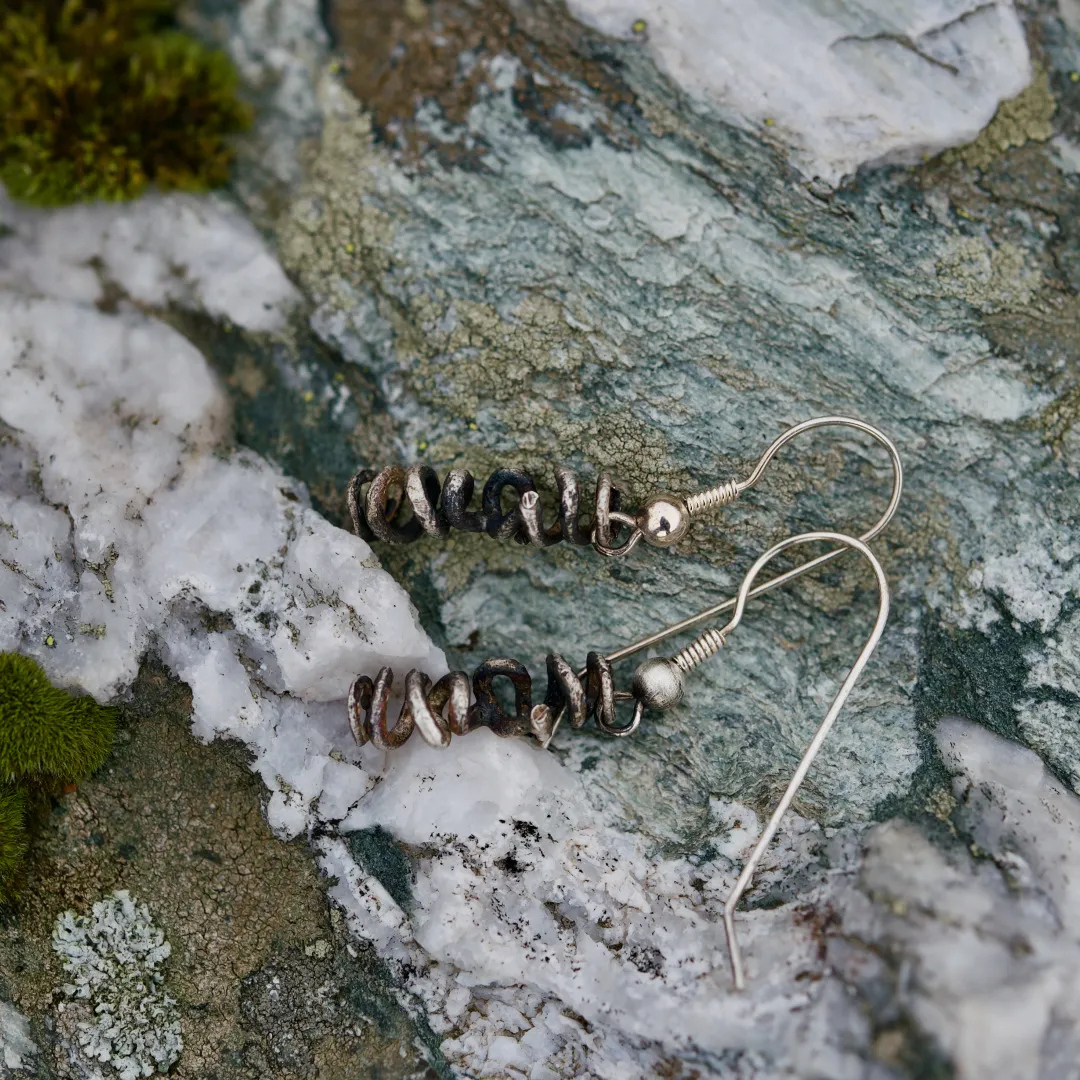 Boucles d'oreilles vrille de vigne