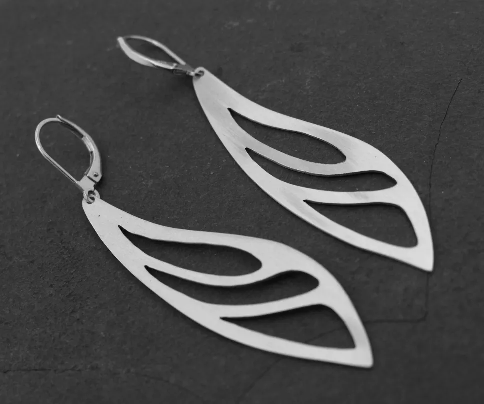 Boucles d'oreilles Ailes de papillon