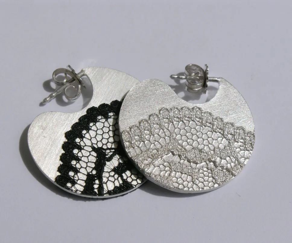 Boucles d'oreilles dentelle