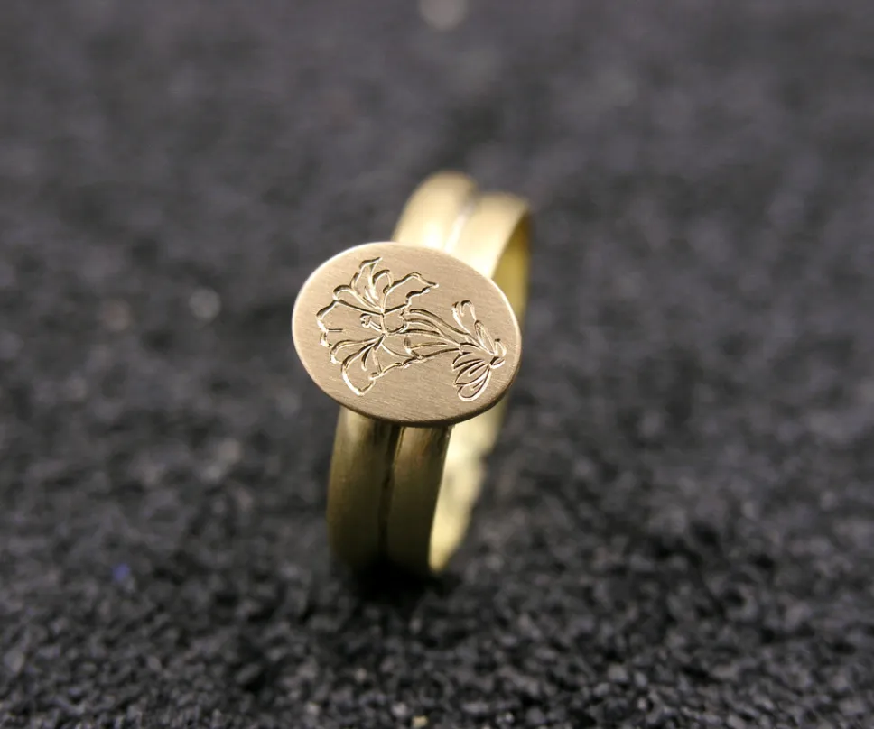 Bague en or jaune