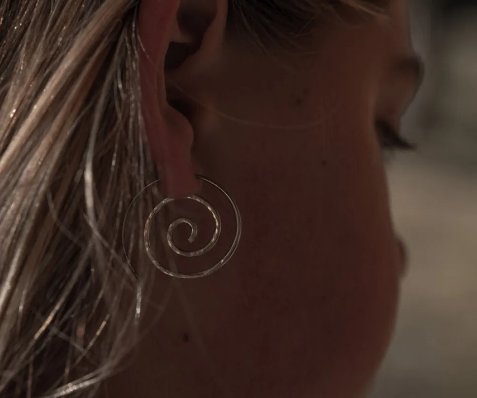 Boucle d'oreilles en argent