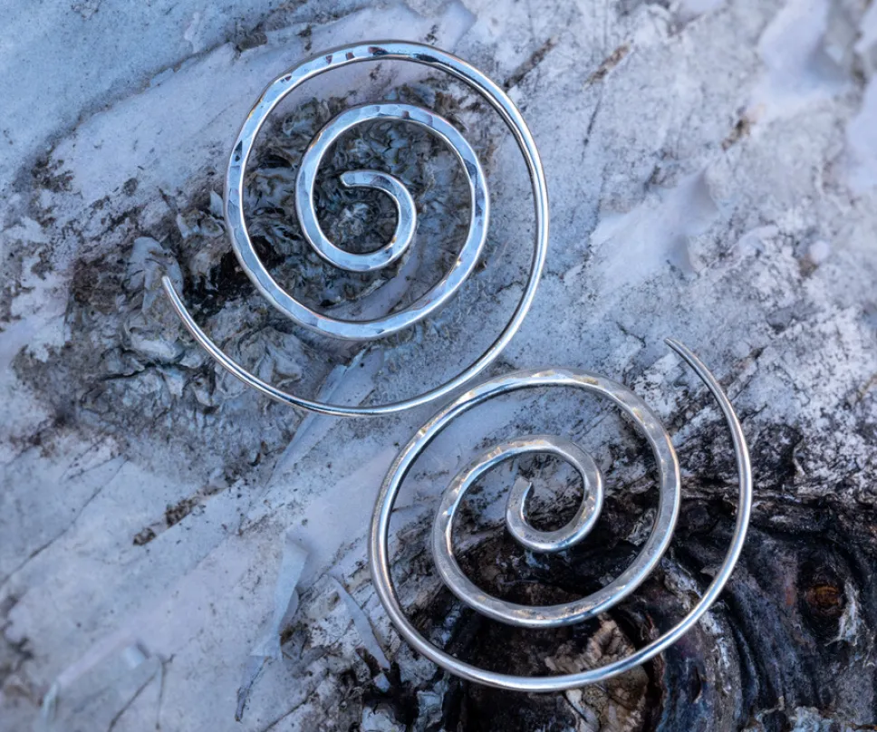 Boucle d'oreilles en argent